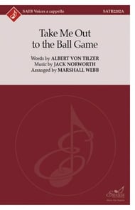 Take Me Out to the Ball Game SATB choral sheet music cover Thumbnail